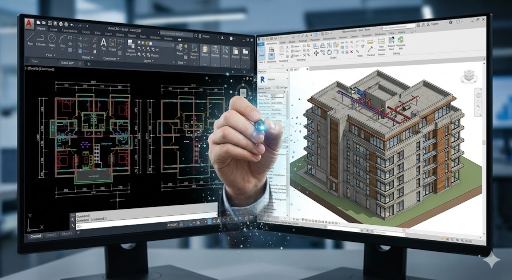 autocad vs revit 02 autocad vs revit 02