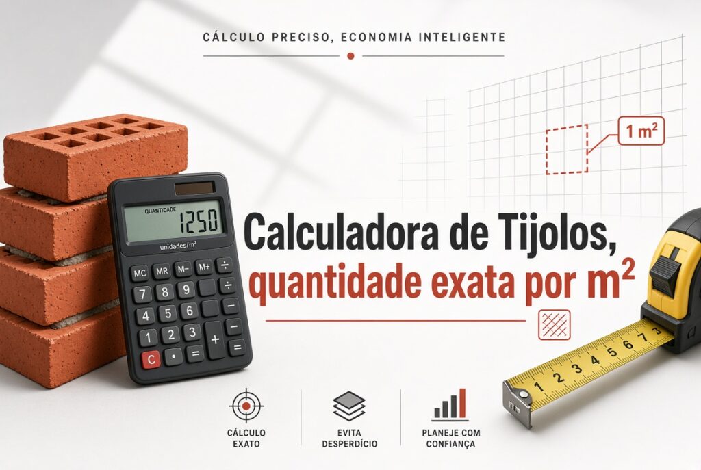 quantidade de tijolos por metro quadrado